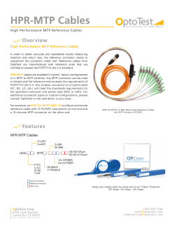 HPR-MTP Cables