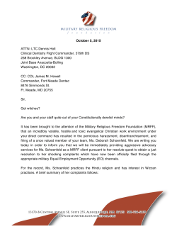 read MRFF Demand Letter - Military Religious Freedom Foundation