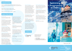 Swimming Programme