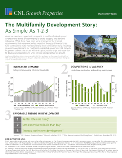 The Multifamily Development Story: As Simple As 1-2-3