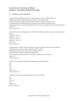 Introduction to Chemistry, 4e (Russo)