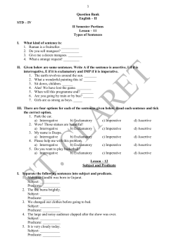 IV - Eng - II (II SEM)