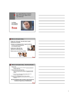 Knoa Technical Overview