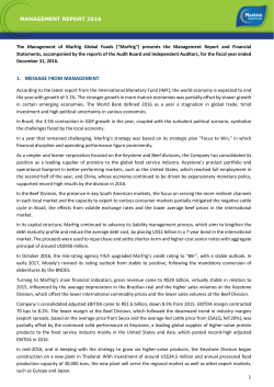 2016 Management Report