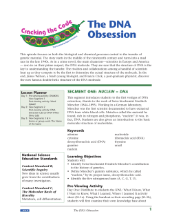 The DNA Obsession