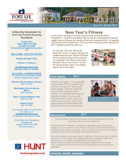 New Year`s Fitness - Fort Lee Family Housing