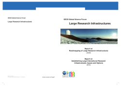 Large Research Infrastructures