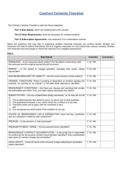 Contract Certainty Checklist