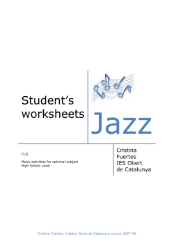 Student`s worksheets