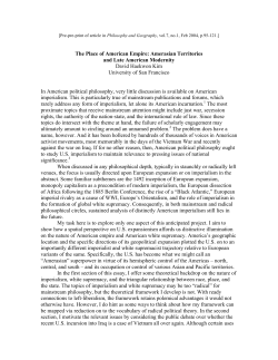 The Place of American Empire: Amerasian Territories