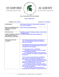 data team minutes for lowers