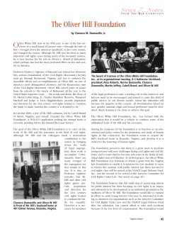 The Oliver Hill Foundation