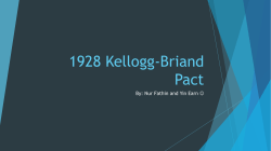 1928 Kellogg-Briand Pact