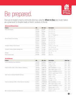 Hospital Quality at Home: Where to Buy product list
