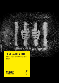 Generation Jail - Amnesty International