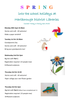 spring - Marlborough District Libraries