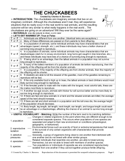 the chuckabees - Roslyn Public Schools