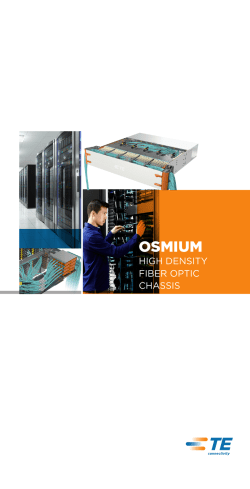 Osmium High Density Fiber Optic Chassis