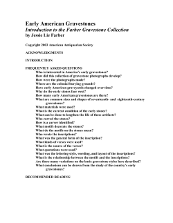 Early American Gravestones - David Rumsey Map Collection