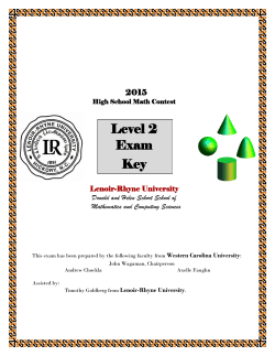 Detailed Solutions - Lenoir