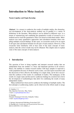 Introduction to Meta