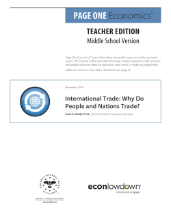 PAGE ONE Economics - Economic Research