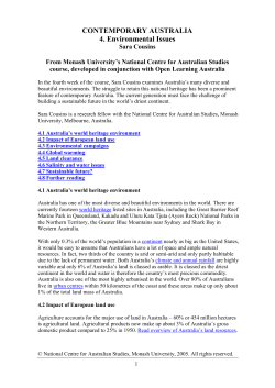 Environmental Issues