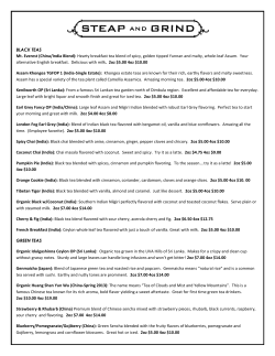BLACK TEAS Mt. Everest (China/India Blend): Hearty breakfast tea