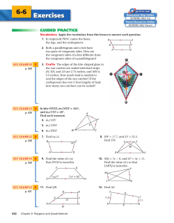 Exercises 6-6 - Spokane Public Schools