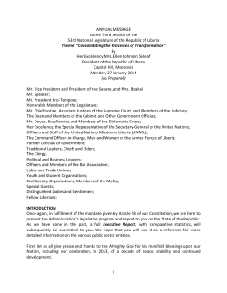 ANNUAL MESSAGE to the Third Session of the 53rd National