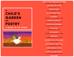 child`s garden poetry
