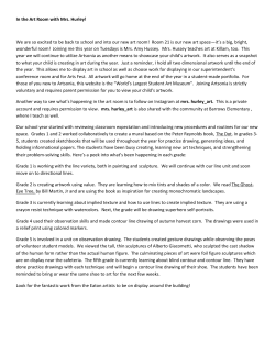 Letter from Mrs. Hurley - Reading Public Schools