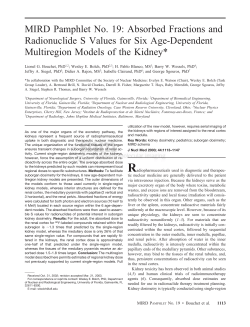 MIRD Pamphlet No. 19: Absorbed Fractions and