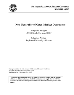 Non-Neutrality of Open-Market Operations