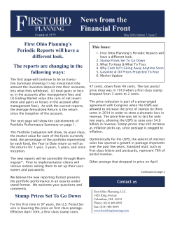 May 2016 - First Ohio Planning, LLC