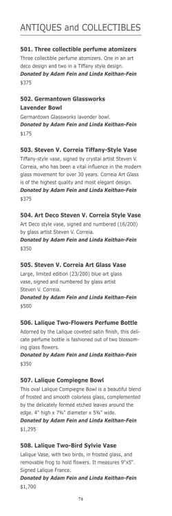 ANTIQUES and COLLECTIBLES - The Park School of Baltimore