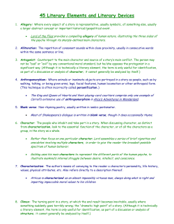 45 Literary Elements and Literary Devices to get you through 8th