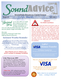 3.49%* Balance Transfer - SoundView Financial Credit Union