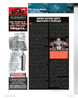 RACING ELECTRIC KARTS: Opportunities