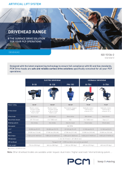 Product sheet - PCM Driver™ DH range