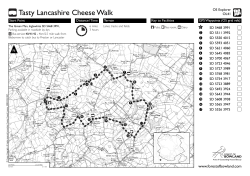 Tasty Lancashire Cheese Walk