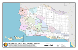 Santa Barbara County - Land Grants and Townships