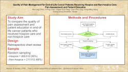 Pain Assessment - World Cancer Congress