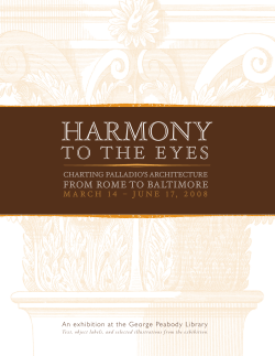 the brochure - JHU Museums