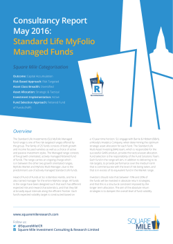 MyFolio Managed - Consultancy Report