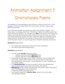 Onomatopeia Poems
