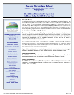 Oceano Elementary School - Lucia Mar Unified School District
