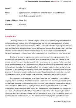 Introduction - THIMUN Qatar