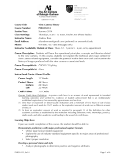 PHOA122 View Camera Theory Su14