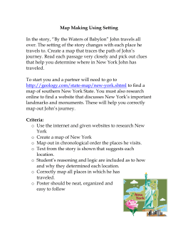 Map Making using Setting